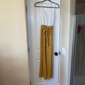 Blue Rain jumpsuit/romper from Francesca’s